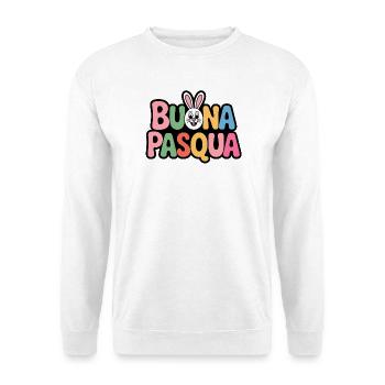 Happy Easter Funny - Unisex Sweatshirt - white - Front