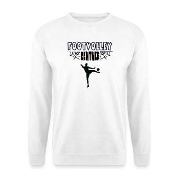 Pensionnaire de volley Retraite de Foot volleyer Retraite - Sweat-shirt Unisexe - blanc - Devant