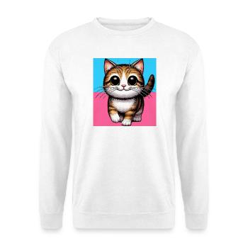 cat - Unisex Sweatshirt - white - Front