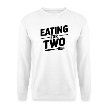 Eating for Two - Unisex Sweatshirt - white - Front