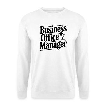 Responsable du bureau commercial - Sweat-shirt Unisexe - blanc - Devant