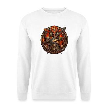 Rock Rocker Heavy Metal - Sweat-shirt Unisexe - blanc - Devant