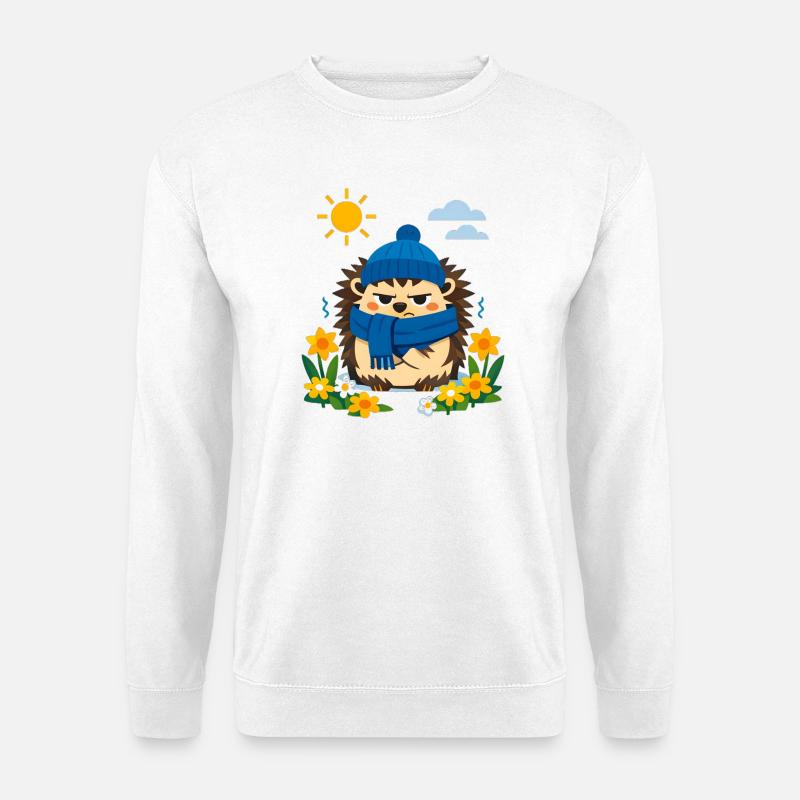 Frühling? Nicht bestellt! - Unisex Pullover - Weiß