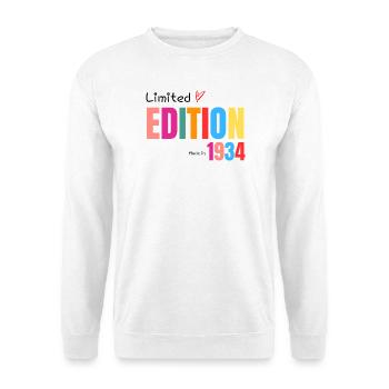 Limited edition Made in 1934 - Unisex Sweatshirt - white - Front