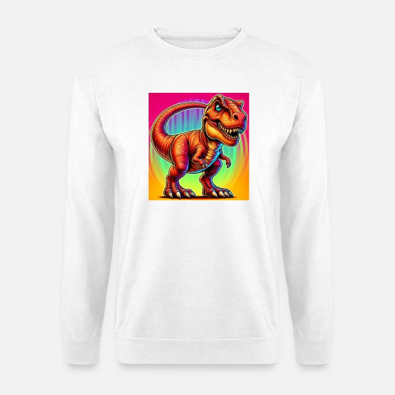 Dinosaurier - Unisex Pullover - Weiß