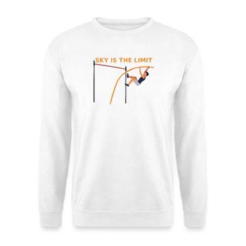 Stabhochsprung - Sky is the Limit - Unisex Pullover - Weiß - Vorne