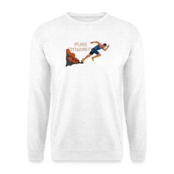 Pure Dynamite Sprint - Unisex Pullover - Weiß - Vorne
