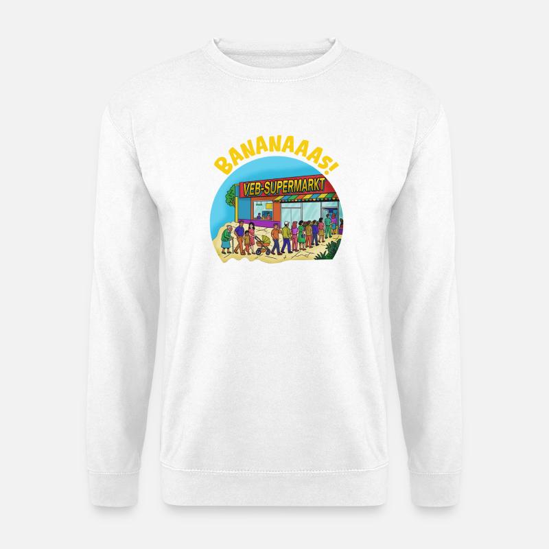 Banananaas VEB-Supermarkt. - Unisex Pullover - Weiß