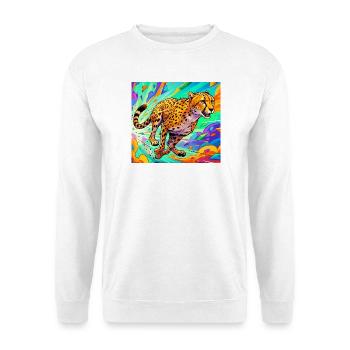 Gepard - Unisex Pullover - Weiß - Vorne
