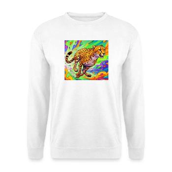cheetah - Unisex Sweatshirt - white - Front