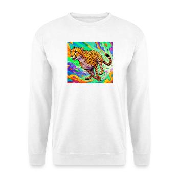cheetah - Unisex Sweatshirt - white - Front