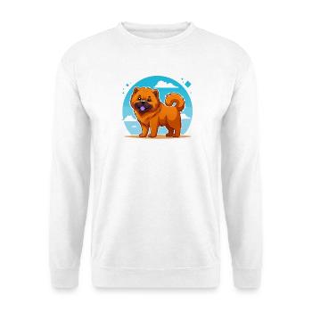Chow-Chow (bande dessinée) - Sweat-shirt Unisexe - blanc - Devant