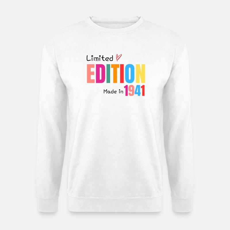 Limitierte Auflage Hergestellt 1941 - Unisex Pullover - Weiß