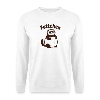 Frettchen - Fettchen mit dicken Bauch - Unisex Pullover - Weiß - Vorne