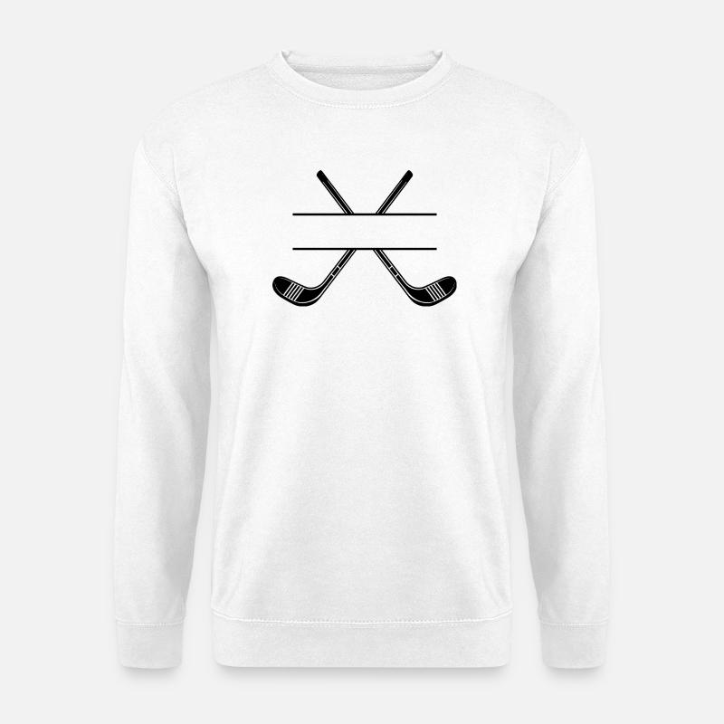 Hockeyschläger - Unisex Pullover - Weiß