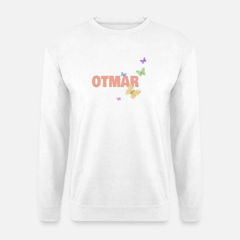 Vorname Otmar - Unisex Pullover - Weiß