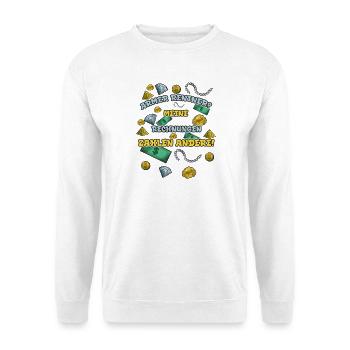 Armer Rentner? Meine Rechnungen zahlen andere! - Unisex Pullover - Weiß - Vorne