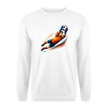 Torwart Shirt Fußball Keeper Save Soccer  - Unisex Pullover - Weiß - Vorne