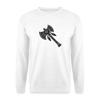 Indische Axt - Unisex Pullover - Weiß - Vorne