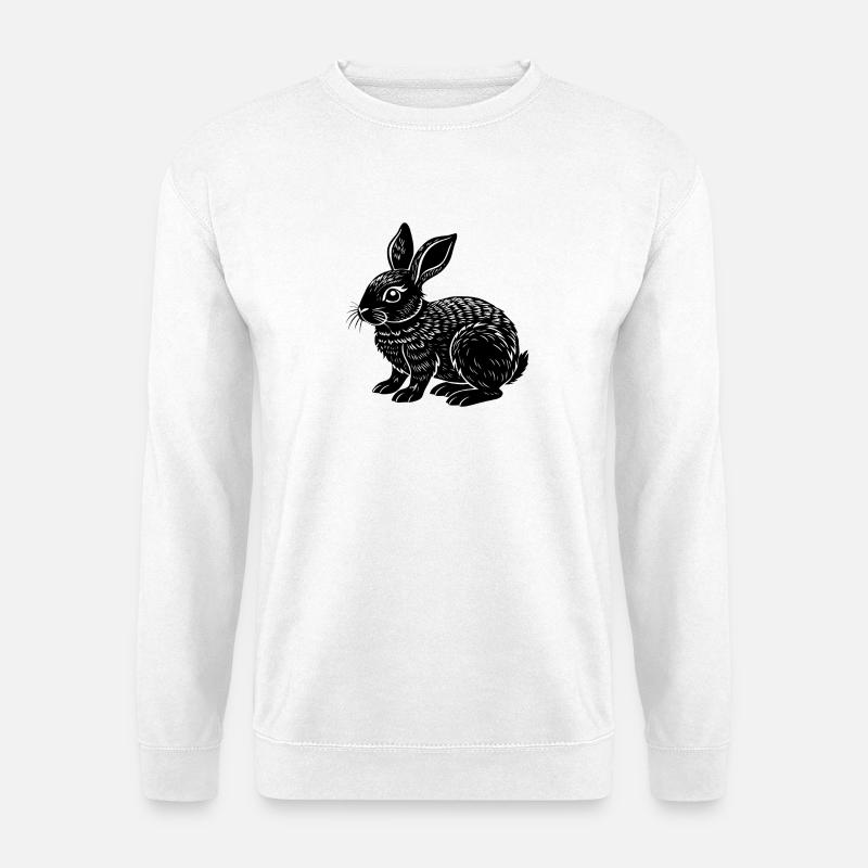 Süßes Kaninchen-Baby - Unisex Pullover - Weiß