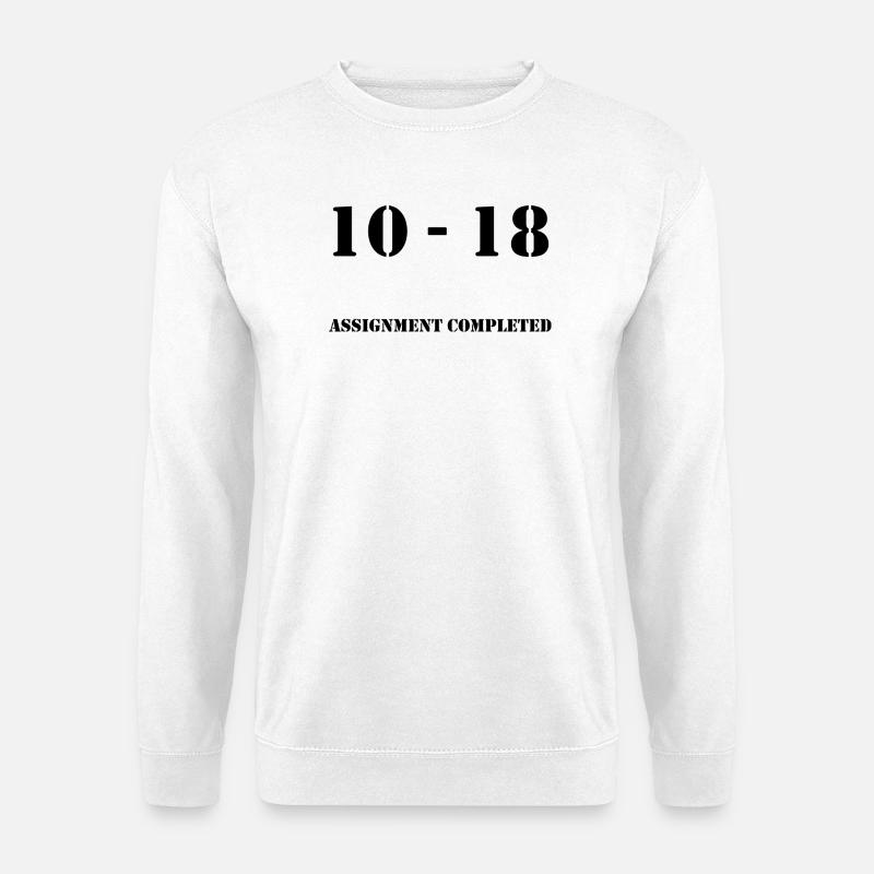 10-18_MP_Assignment_completed - Sweat-shirt Unisexe - blanc