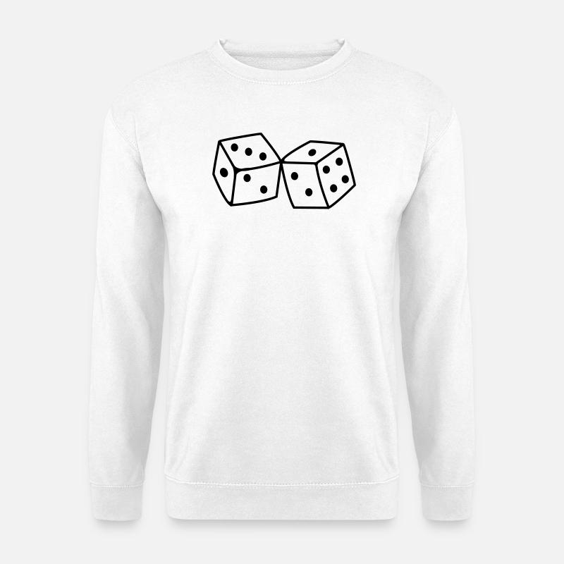 Würfel - Unisex Pullover - Weiß