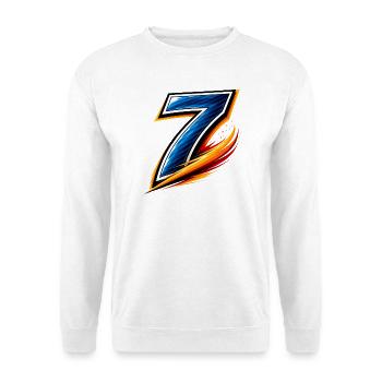 Number 7 Soccer Shirt Player Speed - Unisex Sweatshirt - white - Front