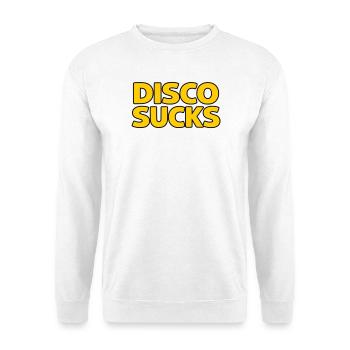 La disco, c’est nul - Sweat-shirt Unisexe - blanc - Devant