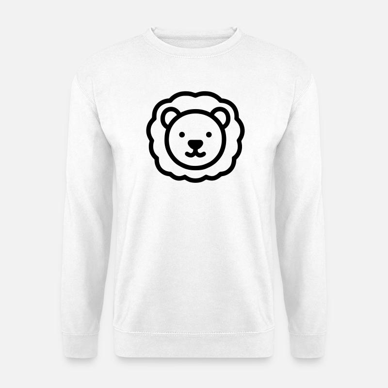Löwe - Unisex Pullover - Weiß