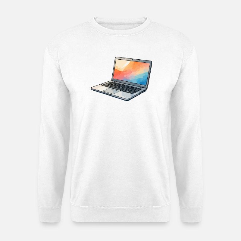 Lumina Laptop Prisma - Unisex Pullover - Weiß