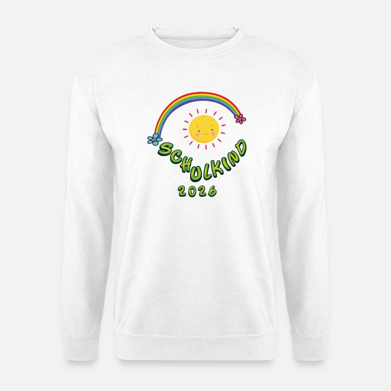 Sonnenschein Schulkind 2026 - Unisex Pullover - Weiß