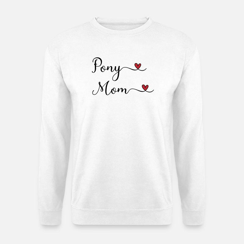 Pony Mama - Unisex Pullover - Weiß