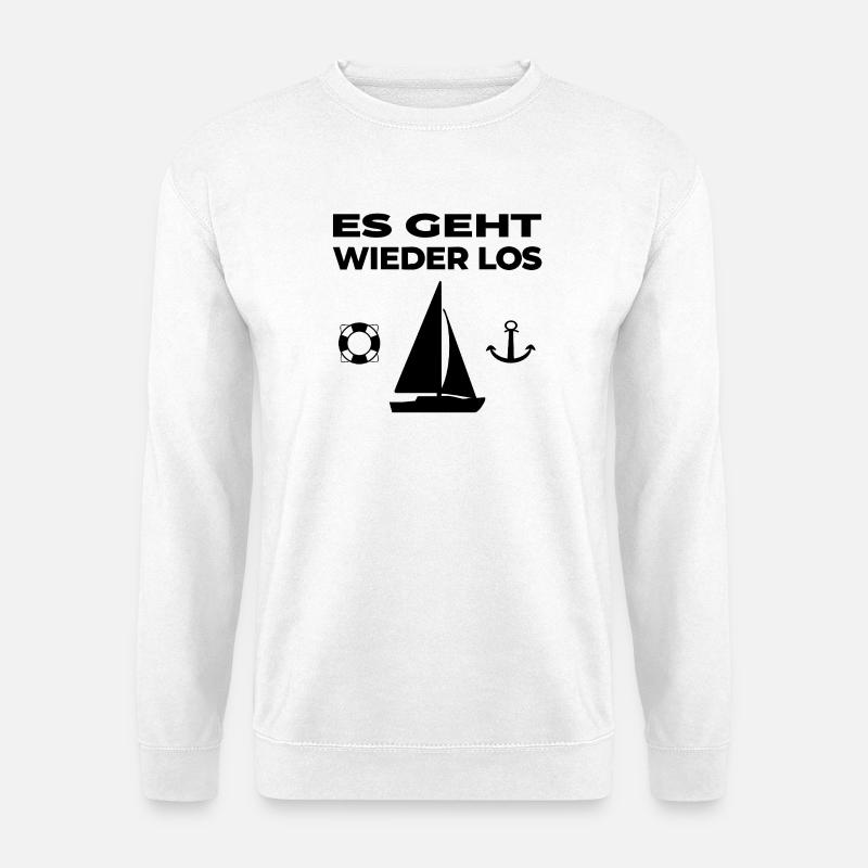 Segeln - Unisex Pullover - Weiß