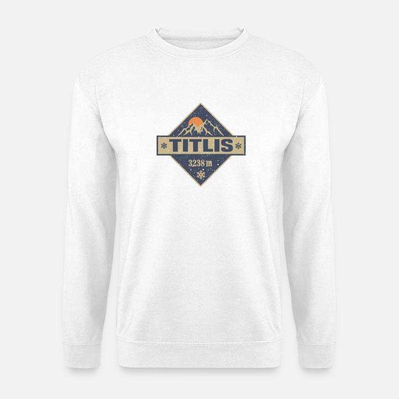 Titlis - Unisex Pullover - Weiß