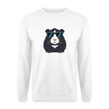 Kapybara Schwarze Kühle Sonnenbrillen - Unisex Pullover - Weiß - Vorne