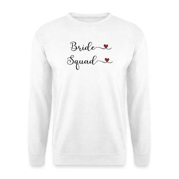 Équipe de la Mariée - Équipe Braut - Sweat-shirt Unisexe - blanc - Devant