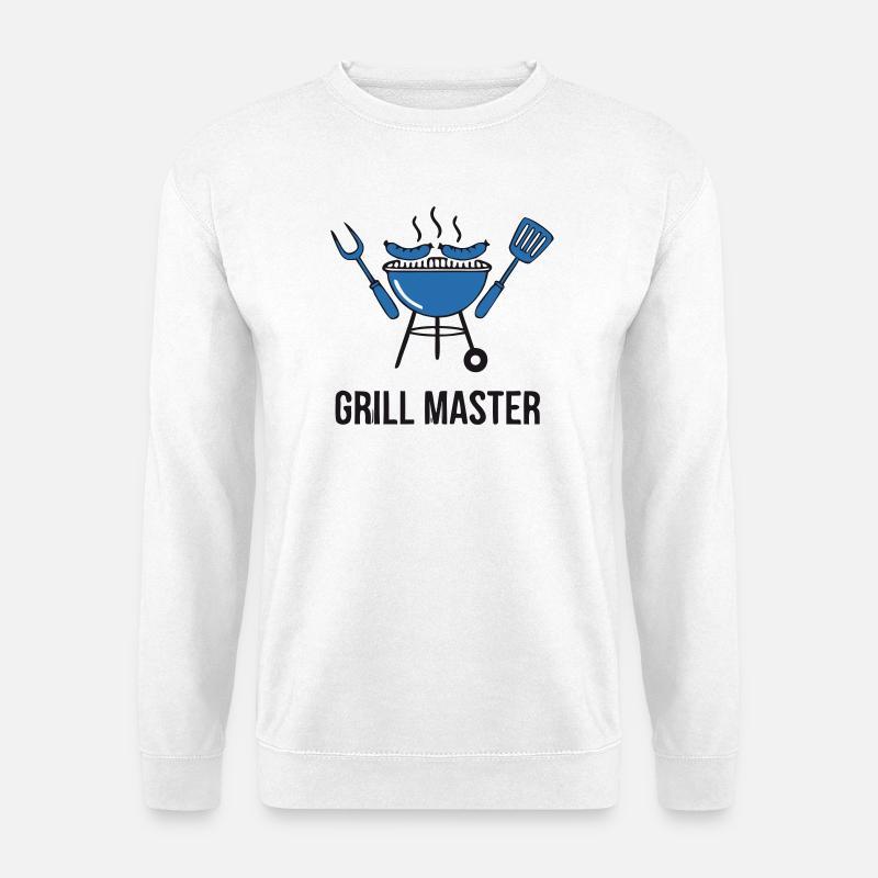 Echter Grill Master Papa - Unisex Pullover - Weiß