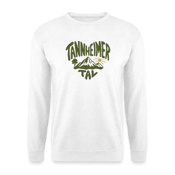 Tannenheimer Tal Berglandschaft Retro - Unisex Pullover - Weiß - Vorne