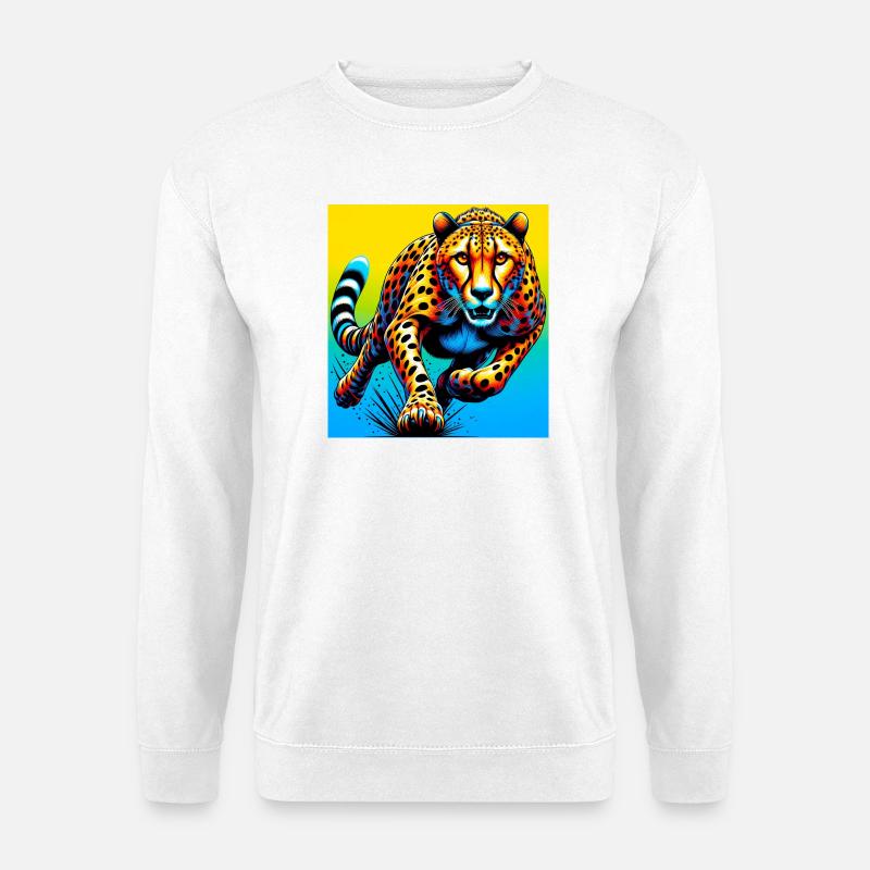 Gepard - Unisex Pullover - Weiß