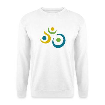 yoga-design_8 - Unisex Pullover - Weiß - Vorne