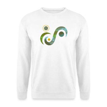 Yoga design_4 - Unisex Sweatshirt - white - Front