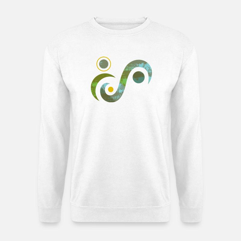 yoga-design_4 - Unisex Pullover - Weiß