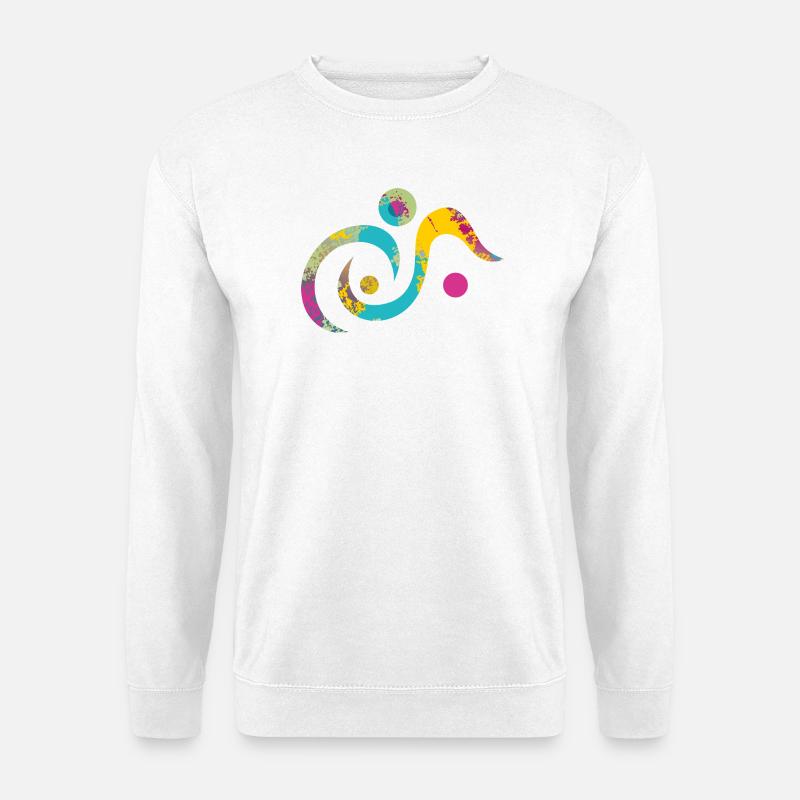 yoga-design_19 - Unisex Pullover - Weiß