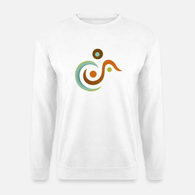 yoga-design_11 - Unisex Pullover - Weiß