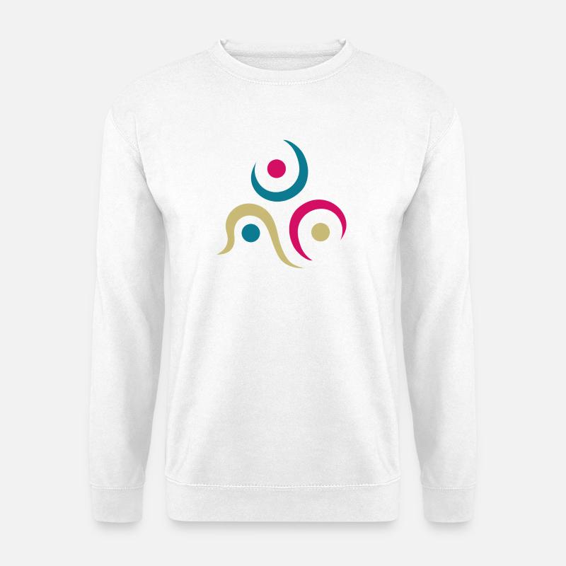 yoga-design_9 - Unisex Pullover - Weiß