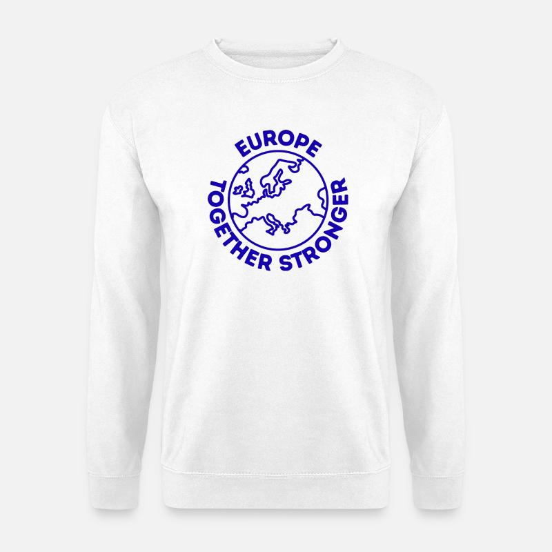 Europa Gemeinsam stärker - Unisex Pullover - Weiß