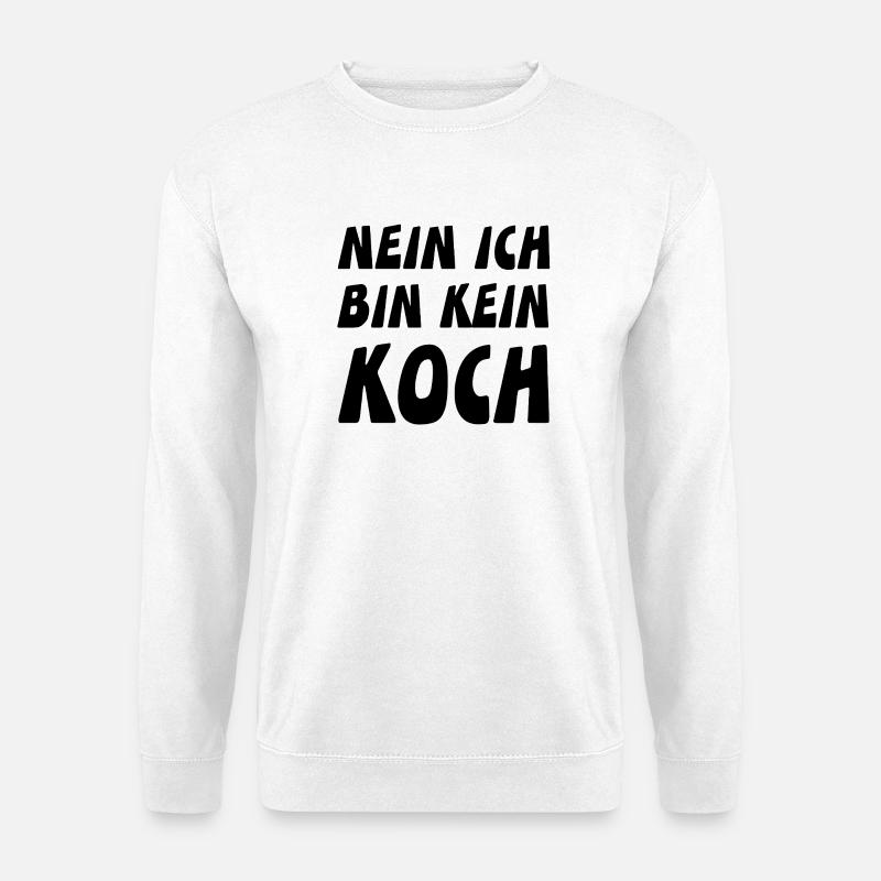 Koch - Unisex Pullover - Weiß
