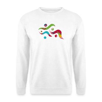 Yoga design_20 - Unisex Sweatshirt - white - Front