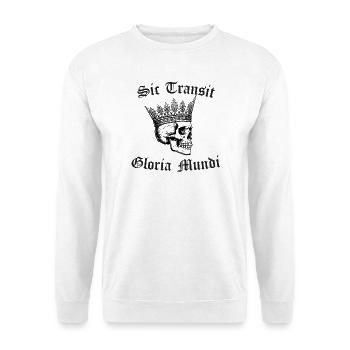 Sic Transit Gloria Mundi Gothic Tee - Unisex Pullover - Weiß - Vorne