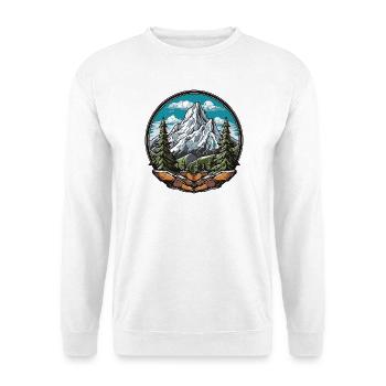 Rêve sommetal dans le panorama forestier - Sweat-shirt Unisexe - blanc - Devant